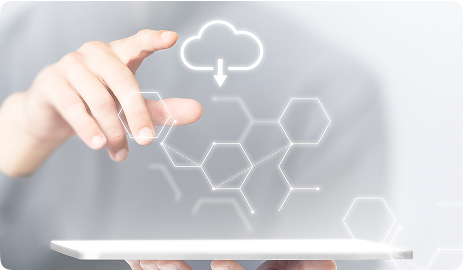 Professional team collaborating on AI analytics and data visualizations